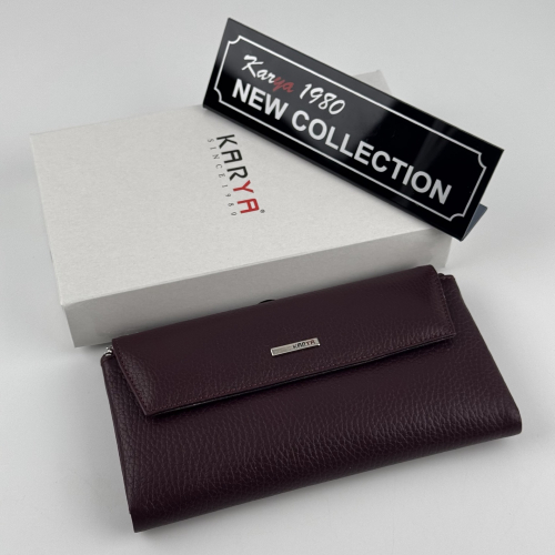 Кошелек женский кожаный Karya 1173-243 сливовый