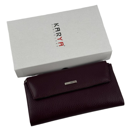 Кошелек женский кожаный Karya 1173-243 сливовый