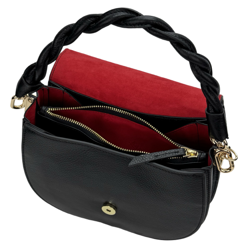 Сумка женская кожаная Karya 2448-645 черная