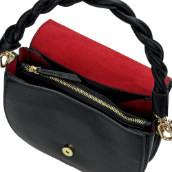 Сумка жіноча шкіряна Karya 2448-645 чорна