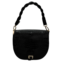 Сумка жіноча шкіряна Karya 2448-645 чорна