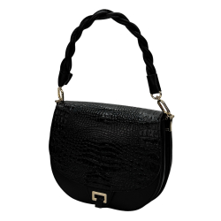 Сумка жіноча шкіряна Karya 2448-645 чорна