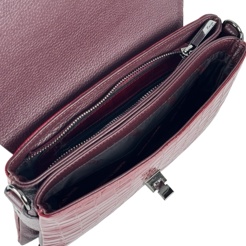 Сумка жіноча шкіряна лакована Karya 5073-08 червона