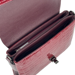 Сумка жіноча шкіряна лакована Karya 5073-08 червона