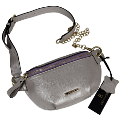 Сумка крос-боді жіноча шкіряна Enzo Nori EN1023-486 світло-фіолетова