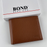 Гаманець чоловічий шкіряний Bond 519-285 світло-коричневий
