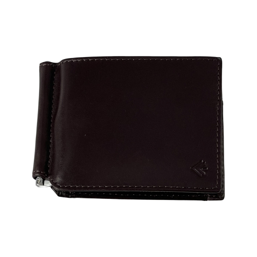 Гаманець-затискач для грошей чоловічий шкіряний Eminsa 1044 19-6 коричневий