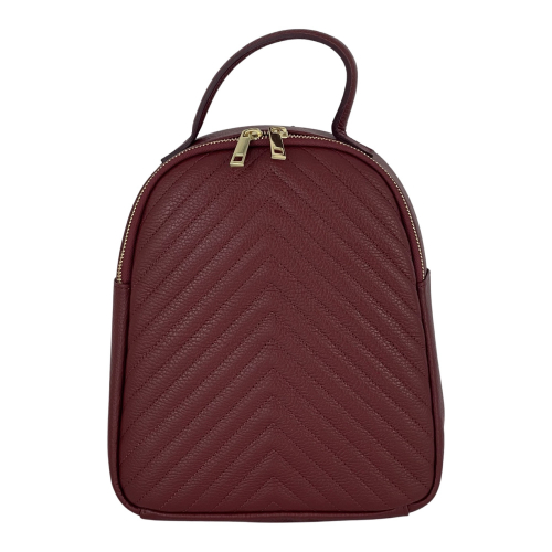 Рюкзак жіночий шкіряний Genuine Leather 955261 винний