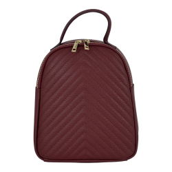 Рюкзак жіночий шкіряний Genuine Leather 955261 винний