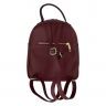 Рюкзак жіночий шкіряний Genuine Leather 955261 винний
