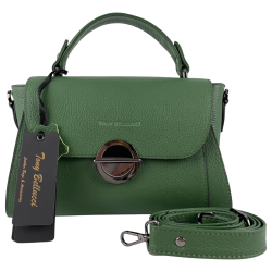 Сумка женская кожаная Tony Bellucci 0551-211 зеленая
