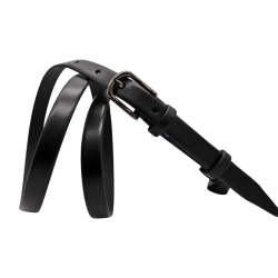 Ремень женский кожаный Кремень 05.15.00.13 120 см черный