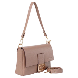 Сумка жіноча шкіряна Tony Bellucci 0523-205 пудра