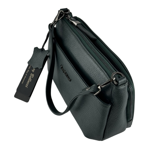 Сумка жіноча шкіряна Tony Bellucci 0440-1005 темно-зелена