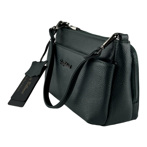 Сумка жіноча шкіряна Tony Bellucci 0440-1005 темно-зелена