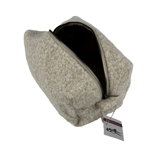 Косметичка женская с искусственного меха WeLassie 71109 Альда бежевая