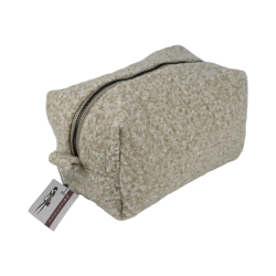 Косметичка жіноча зі штучного хутра WeLassie 71109 Альда бежева