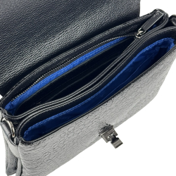 Сумка жіноча шкіряна лакована Karya 5073-558 чорна