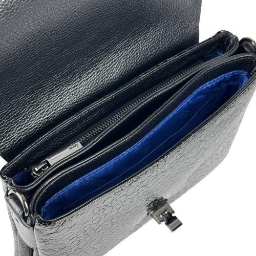 Сумка жіноча шкіряна лакована Karya 5073-558 чорна