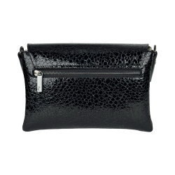 Сумка жіноча шкіряна лакована Karya 5073-558 чорна