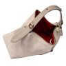 Сумка женская замшевая Vittorio Safino VSL 043 бежевая (ручка кожа Корсика)