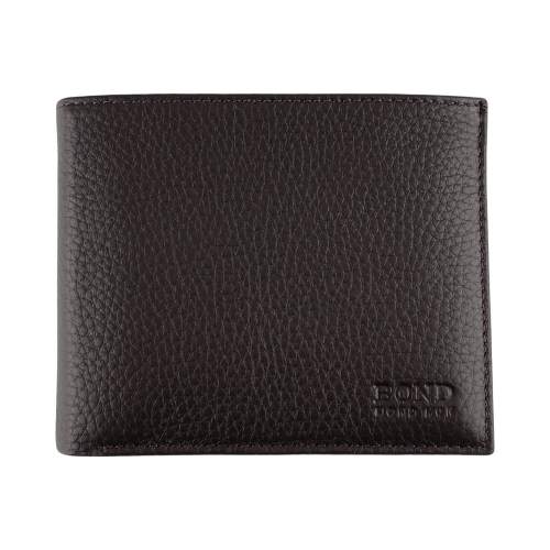 Кошелек мужской кожаный Bond 519-286 темно-коричневый