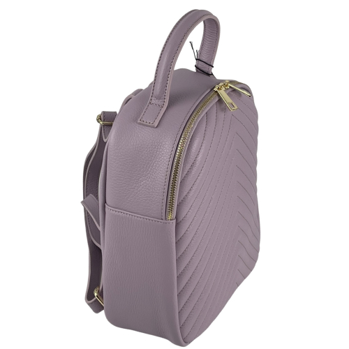 Рюкзак жіночий шкіряний Genuine Leather 955261 бузковий