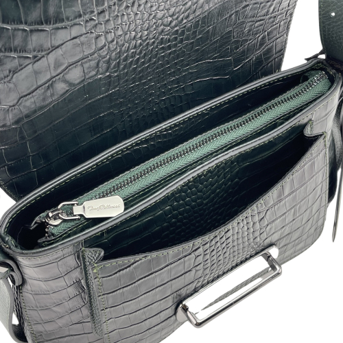 Сумка жіноча шкіряна Tony Bellucci 0517-360 темно-зелена