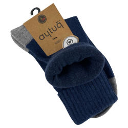 Шкарпетки жіночі Aytug 45002 Lambswool високі сині Size 36-40