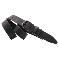 Ремінь жіночий шкіряний Кремінь 05.35.00.40 чорний 120 см