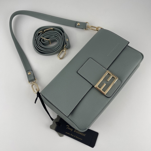 Сумка жіноча шкіряна Tony Bellucci 0523-207 фісташкова