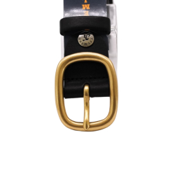 Ремінь жіночий шкіряний Кремінь 05.30.00.97 чорний 130 см