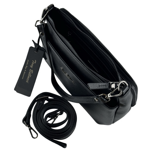 Сумка жіноча шкіряна Tony Bellucci 0440-281 чорна