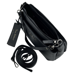 Сумка жіноча шкіряна Tony Bellucci 0440-281 чорна