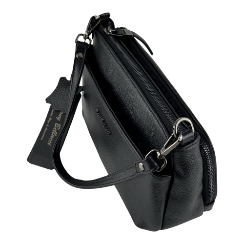 Сумка жіноча шкіряна Tony Bellucci 0440-281 чорна