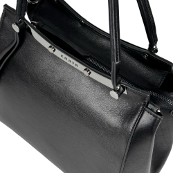 Сумка женская кожаная Karya 2487-612 черная