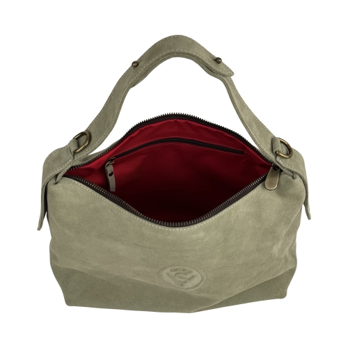 Сумка женская замшевая Vittorio Safino VSL 043 оливковая