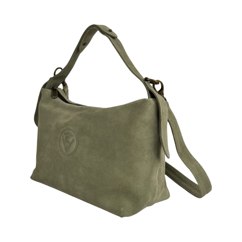 Сумка женская замшевая Vittorio Safino VSL 043 оливковая