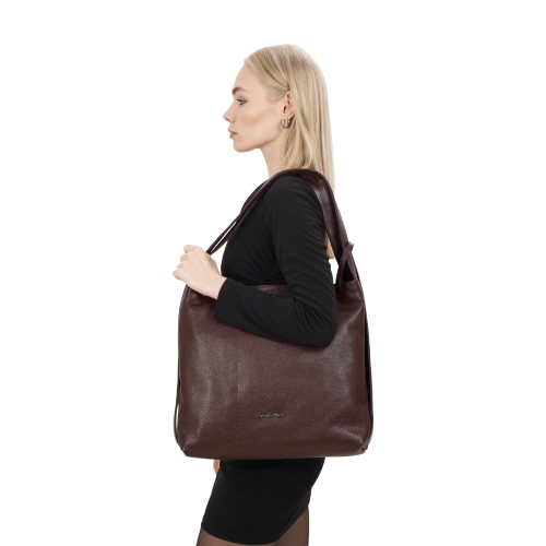 Сумка женская кожаная Tony Bellucci 0342-1905 бордовая