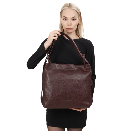 Сумка женская кожаная Tony Bellucci 0342-1905 бордовая