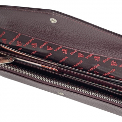 Кошелек женский кожаный Eminsa 2184 37-6 бордовый