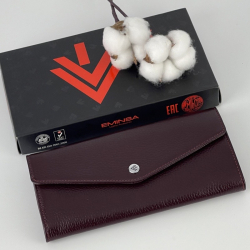 Кошелек женский кожаный Eminsa 2184 37-6 бордовый