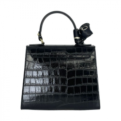 Сумка женская кожаная Genuine Leather 85123CC черная