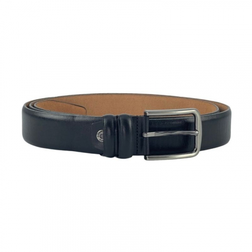 Ремінь чоловічий шкіряний Bond Non 1000 115 см чорний