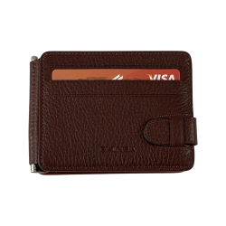 Гаманець-затискач для грошей чоловічий шкіряний Eminsa 1124 18-4/19-2​ світло-коричневий