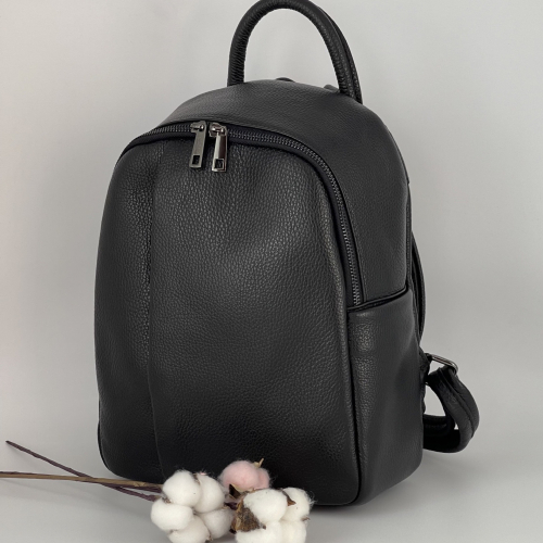 Рюкзак женский кожаный Genuine Leather 05434 черный