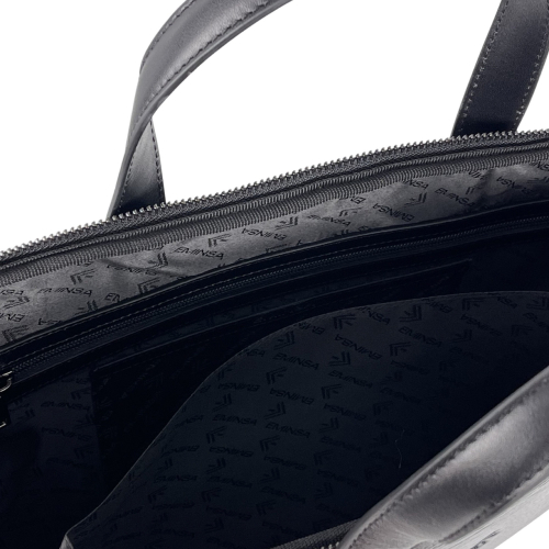 Сумка-портфель жіночий шкіряний Eminsa 7138 37-1 чорний