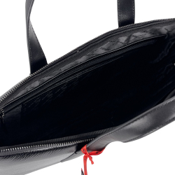 Сумка-портфель жіночий шкіряний Eminsa 7138 37-1 чорний