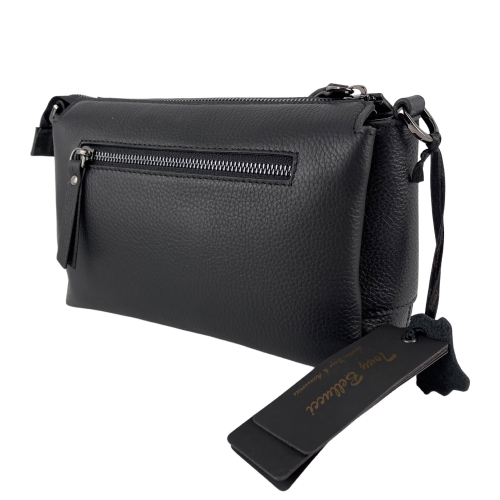 Сумка жіноча шкіряна Tony Bellucci 0707-281 чорна