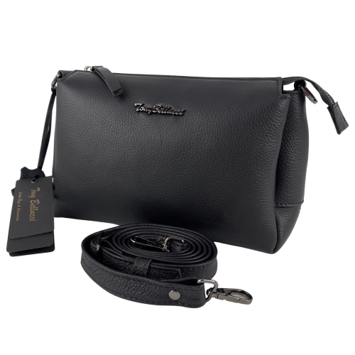 Сумка жіноча шкіряна Tony Bellucci 0707-281 чорна